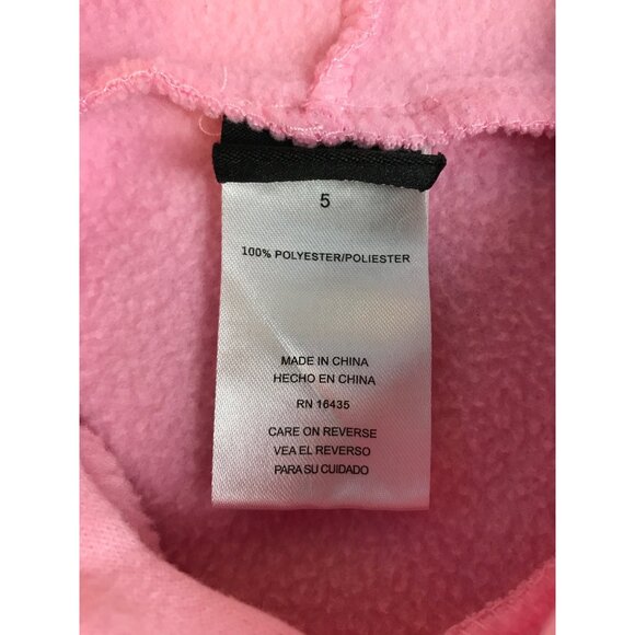 Star Wars Girls Pink Baby Yoda Hoodie Size 5 - Picture 6 of 7